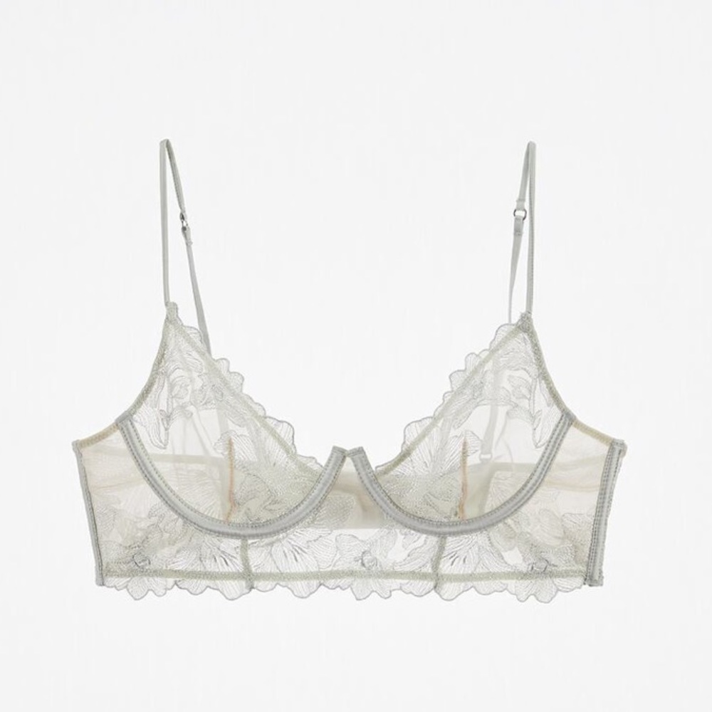 Embroidered Bra